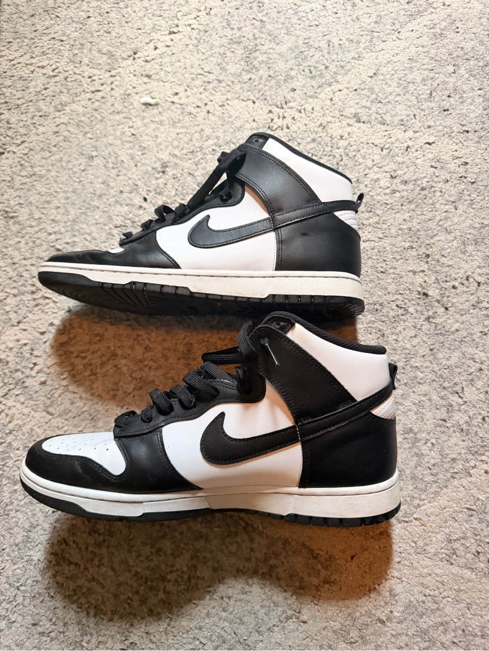 Nike Men’s High-Top Sneakers - Black and White